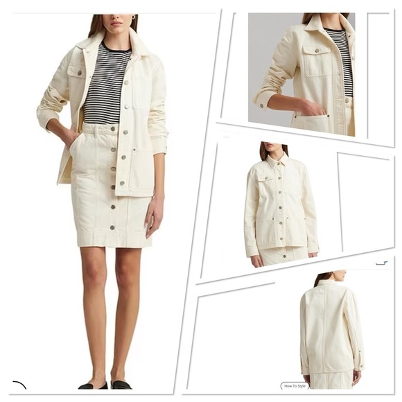 Ralph Lauren Denim Collared Jacket - Picture 2 of 9